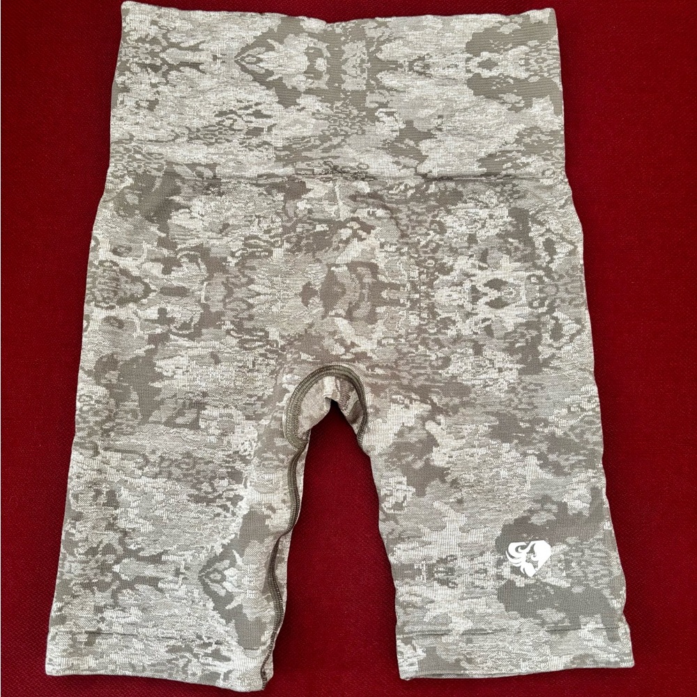 AYBL Gray Athletic Shorts High Waist Compression